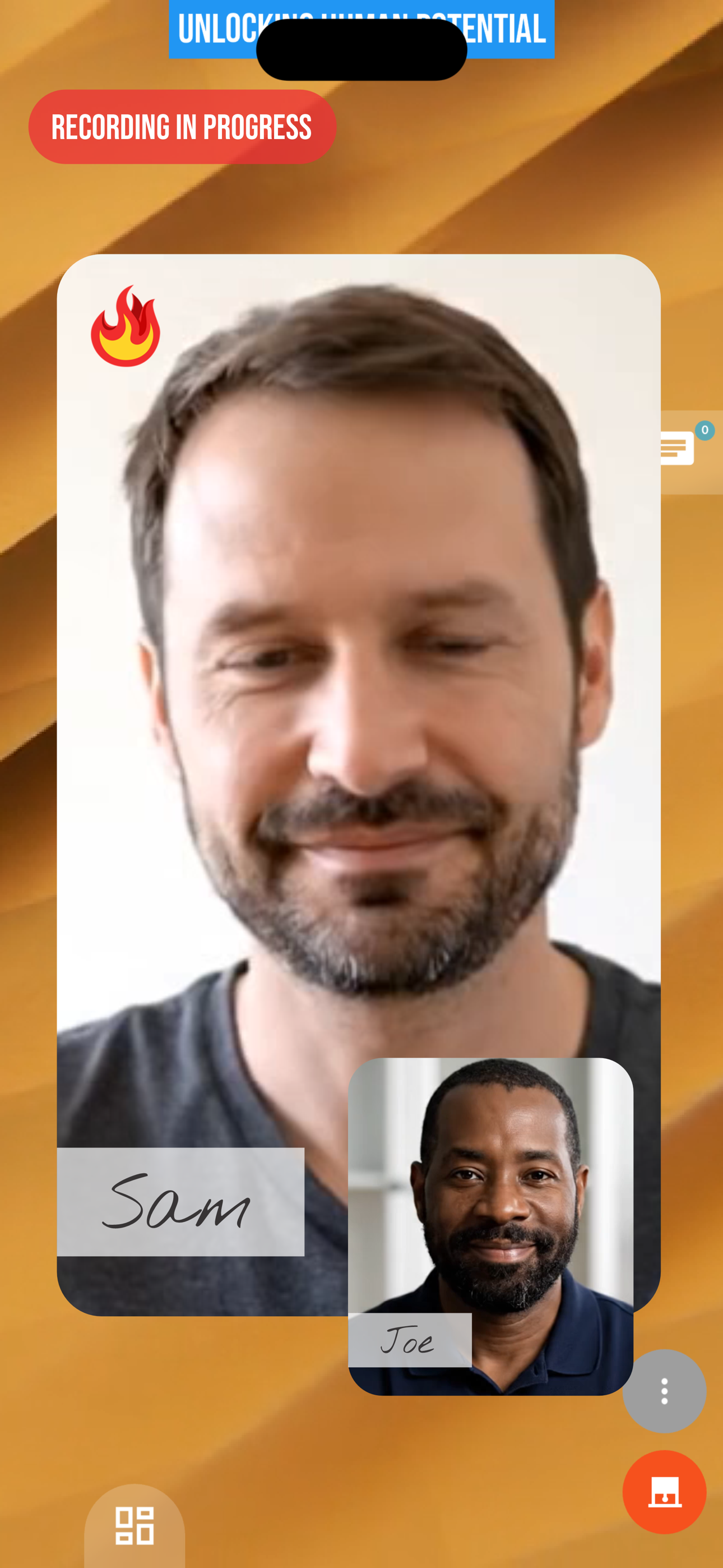 Rondeyvu live experience interface, view 2 of 10